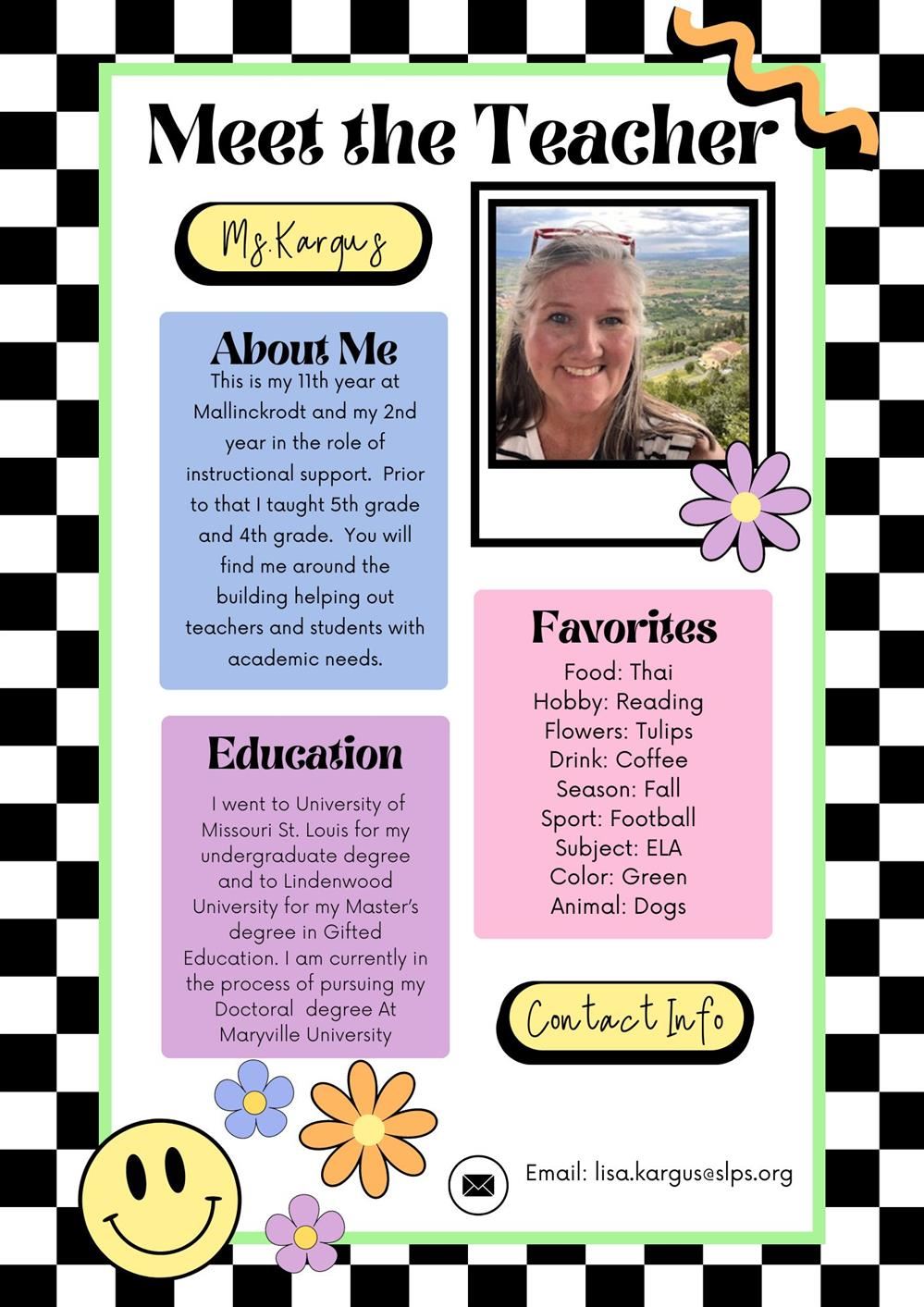 Meet the Teacher flyer